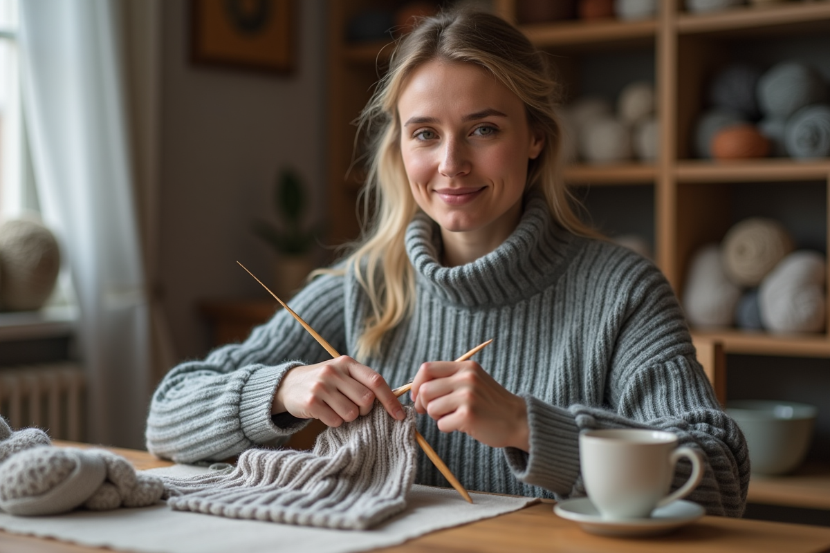 Techniques pour réaliser une maille lisière chainette en tricot